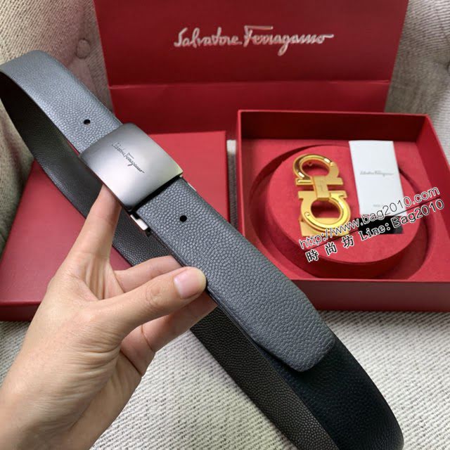 菲拉格慕男女士皮帶 Ferragamo雙扣高端禮盒腰帶  jjp2111